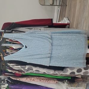 Beaded cocktail dress by Xscape